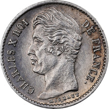 Frankreich, Charles X, 1/4 Franc, 1829, Paris, Silber, VZ, Gadoury:353, KM:722.1