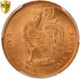 Cameroon, 50 Centimes, 1943, Pretoria, Bronze, PCGS, MS66RD, KM:6