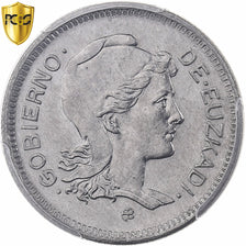 Basque Country, Peseta, Euzkadi, 1937, Brussels, Nickel, PCGS, MS65, KM:1