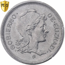 Spanien, Peseta, Euzkadi, 1937, Brussels, Nickel, PCGS, MS65, KM:1