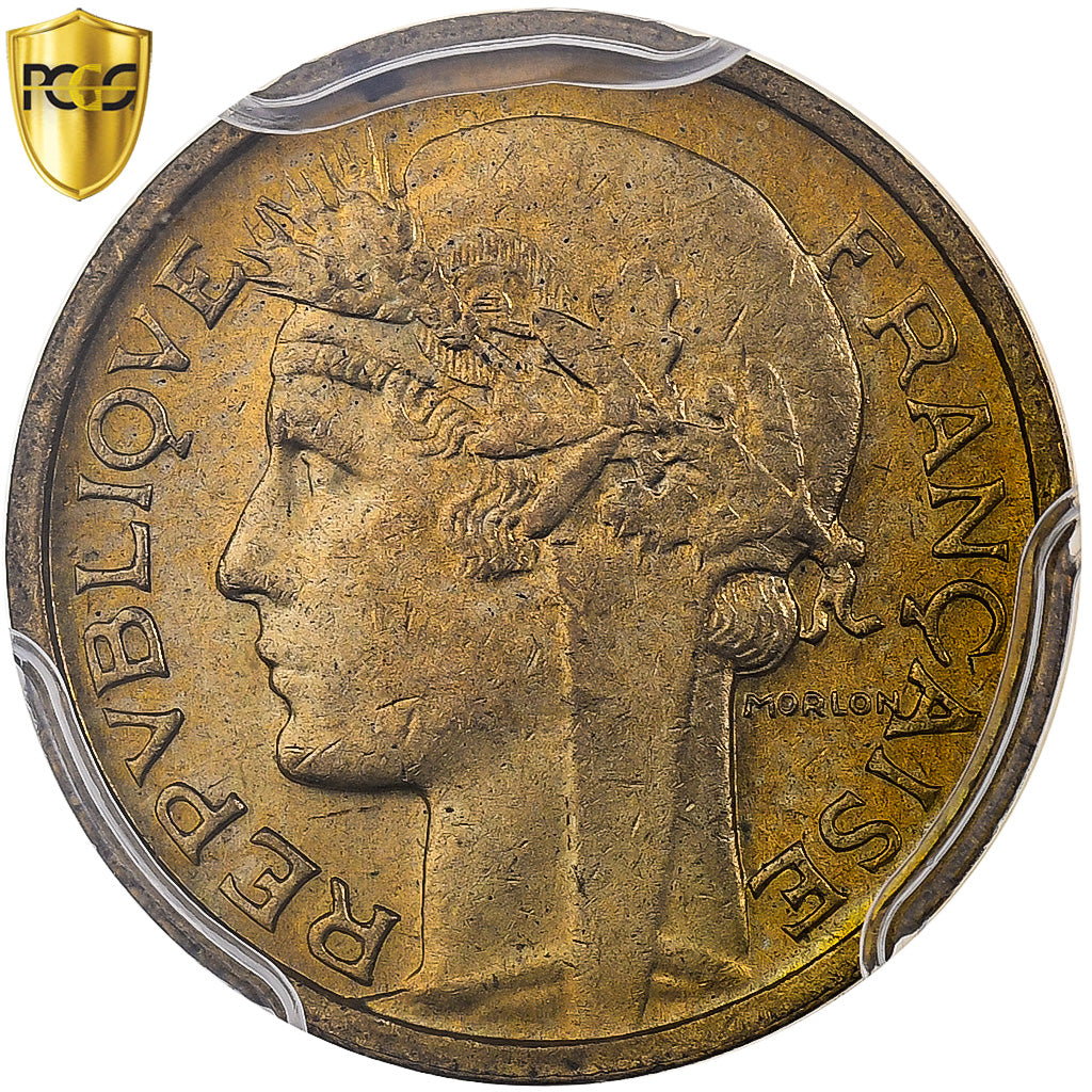 France, 50 Centimes, Morlon, 1939, Aluminum-Bronze, PCGS, MS64, Gadoury:423