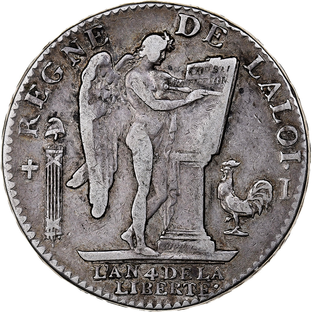 Francia, Louis XVI, Écu de 6 livres françois, 1792, Limoges, Argento, MB+