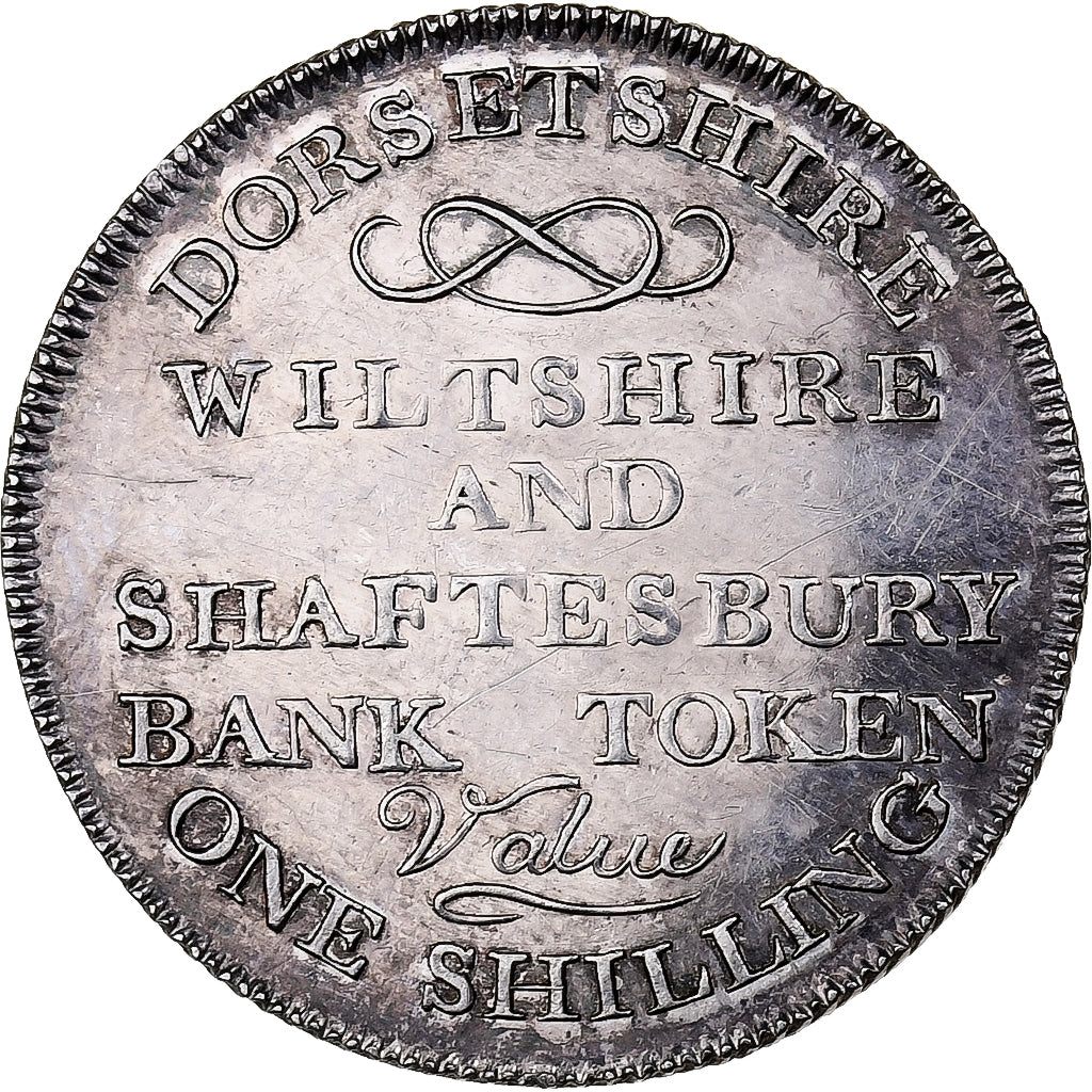 Great Britain, Shilling, Silver Token, Wiltshire and Shaftesbury Bank, 1811