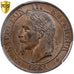 France, Napoleon III, 5 Centimes, 1861, Strasbourg, Bronze, PCGS, MS64BN
