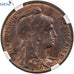 France, 5 Centimes, Dupuis, 1903, Paris, Bronze, GENI, MS63RB, Gadoury:165