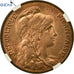 Moneta, Francja, Dupuis, 5 Centimes, 1912, Paris, GENI, MS64RB, MS(64), Bronze