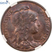 Monnaie, France, Dupuis, 10 Centimes, 1913, Paris, GENI, MS62BR, Bronze