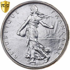 France, 5 Francs, Semeuse, 1961, Paris, Silver, PCGS, MS65, KM:926