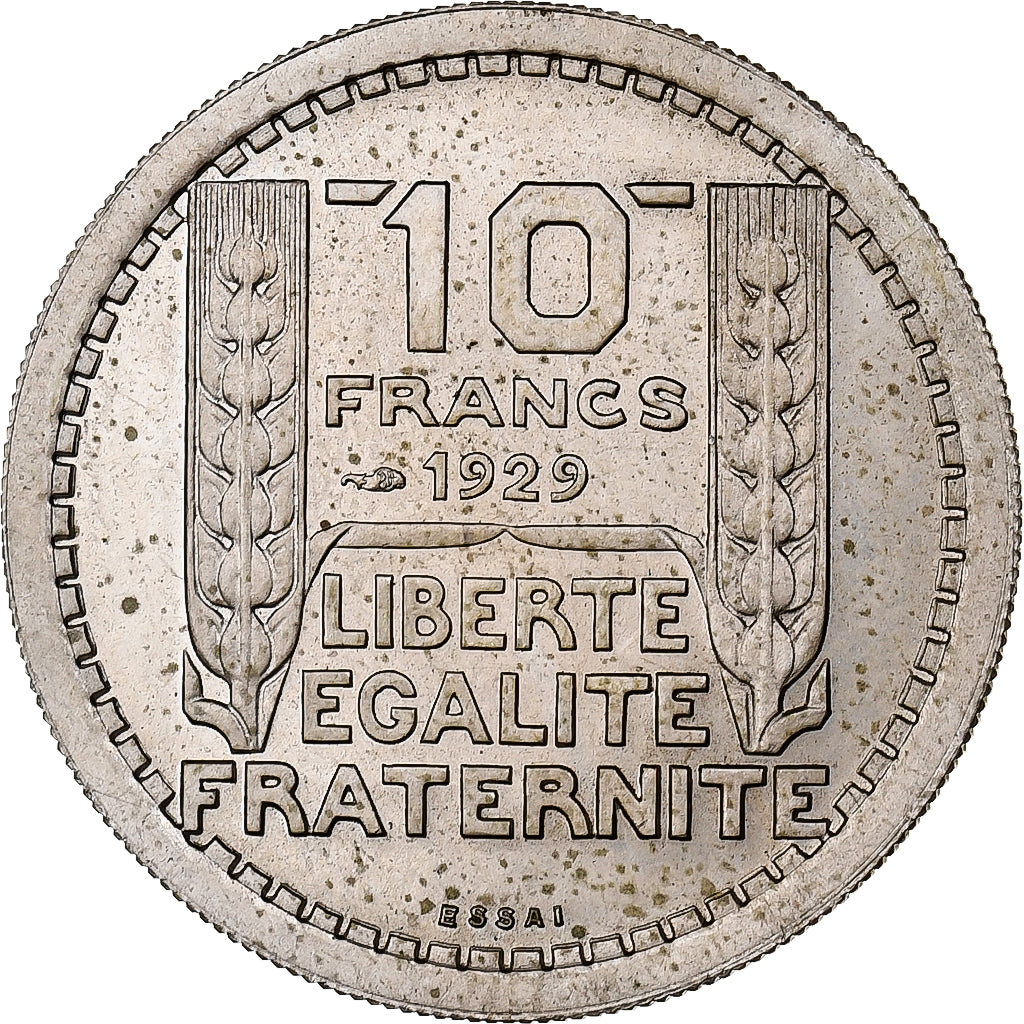 France, 10 Francs, Turin Hybride, 1939/1929, Paris, Essai, Cupro-nickel, SPL