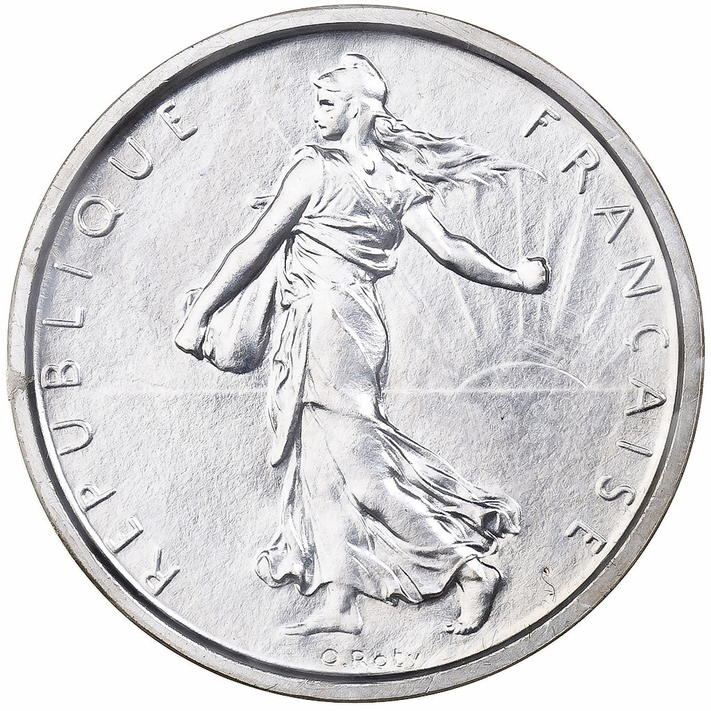 France, 5 Francs, Semeuse, 1960, MDP, Piéfort, Argent, Neuf, Gadoury:153.P1