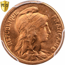 France, Centime, Daniel-Dupuis, 1919, Paris, Bronze, PCGS, MS66RD, KM:840