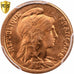 France, Centime, Daniel-Dupuis, 1919, Paris, Bronze, PCGS, MS66RD, KM:840