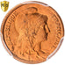 France, Centime, Daniel-Dupuis, 1919, Paris, Bronze, PCGS, MS66RD, KM:840