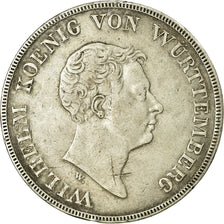 Kingdom of Württemberg, Wilhelm I, Thaler, 1833, Stuttgart, Silver, VF(30-35)
