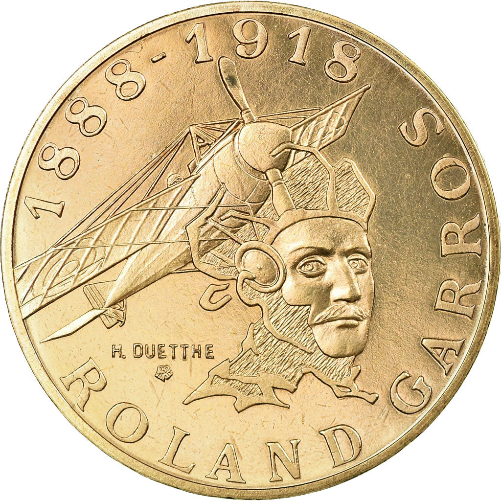Coin, France, Roland Garros, 10 Francs, 1988, Paris, ESSAI, MS(63)
