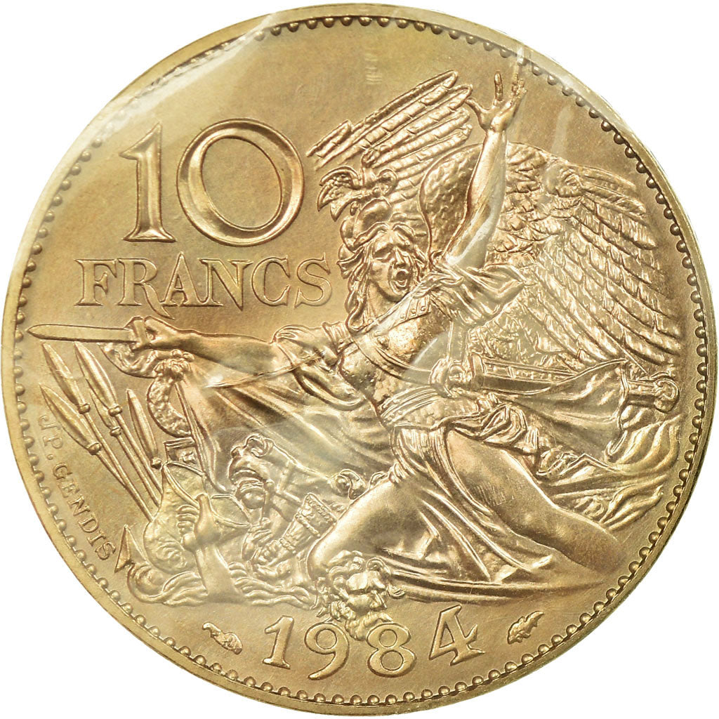 Munten, Frankrijk, François Rude, 10 Francs, 1984, Paris, ESSAI, UNC-