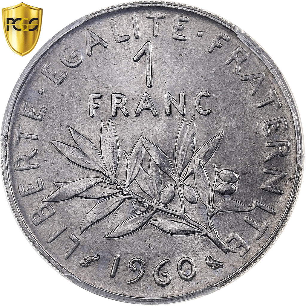 France, Franc, Semeuse, 1960, Paris, Nickel, PCGS, MS66, Le Franc:F.226