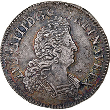 France, Louis XIV, 1/2 écu aux 8L, 2e type, 1704, Bordeaux, reformed, Silver