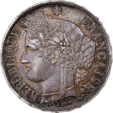 France, 5 Francs, Cérès, 1870, Bordeaux, Silver, EF(40-45), Gadoury:742
