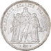 France, 5 Francs, Hercule, 1848, Bordeaux, Silver, AU(55-58), Gadoury:683