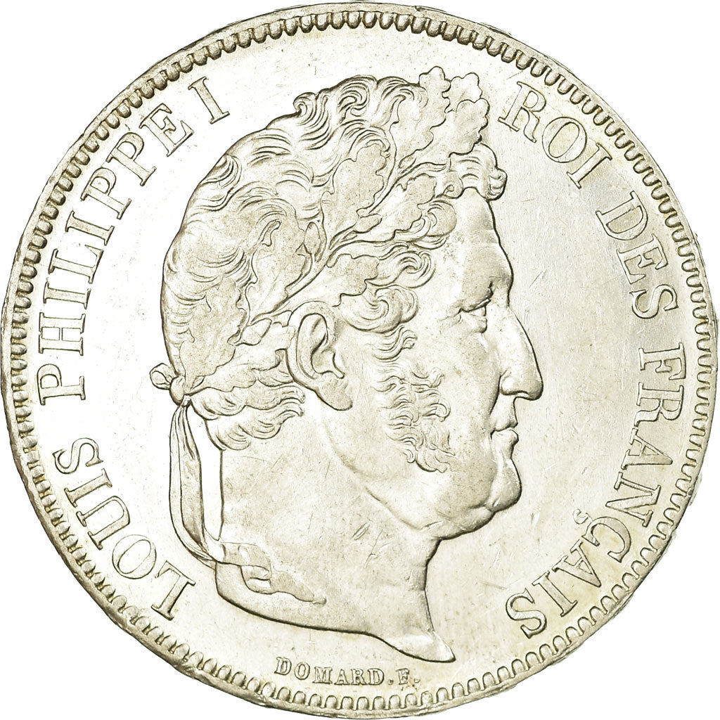 Moneta, Francia, Louis-Philippe, 5 Francs, 1837, Bordeaux, SPL-, Argento
