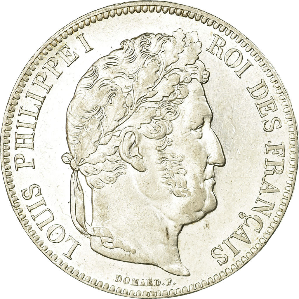 Moneda, Francia, Louis-Philippe, 5 Francs, 1839, Bordeaux, EBC, Plata, KM:749.7