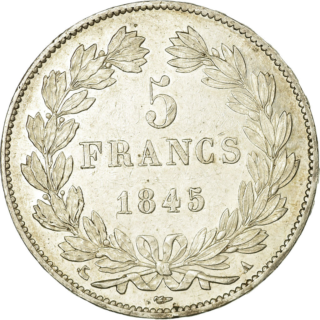 Münze, Frankreich, Louis-Philippe, 5 Francs, 1845, Paris, SS+, Silber