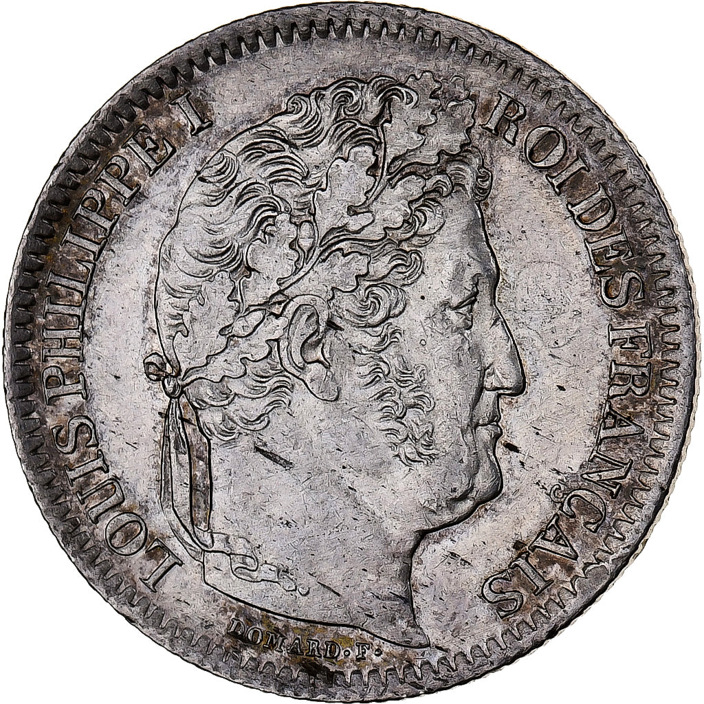 Francia, Louis-Philippe I, 2 Francs, 1847, Bordeaux, Plata, EBC, Gadoury:520