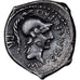 Pompeia, Denarius, 46-45 BC, Military mint in Spain, Plata, MBC+