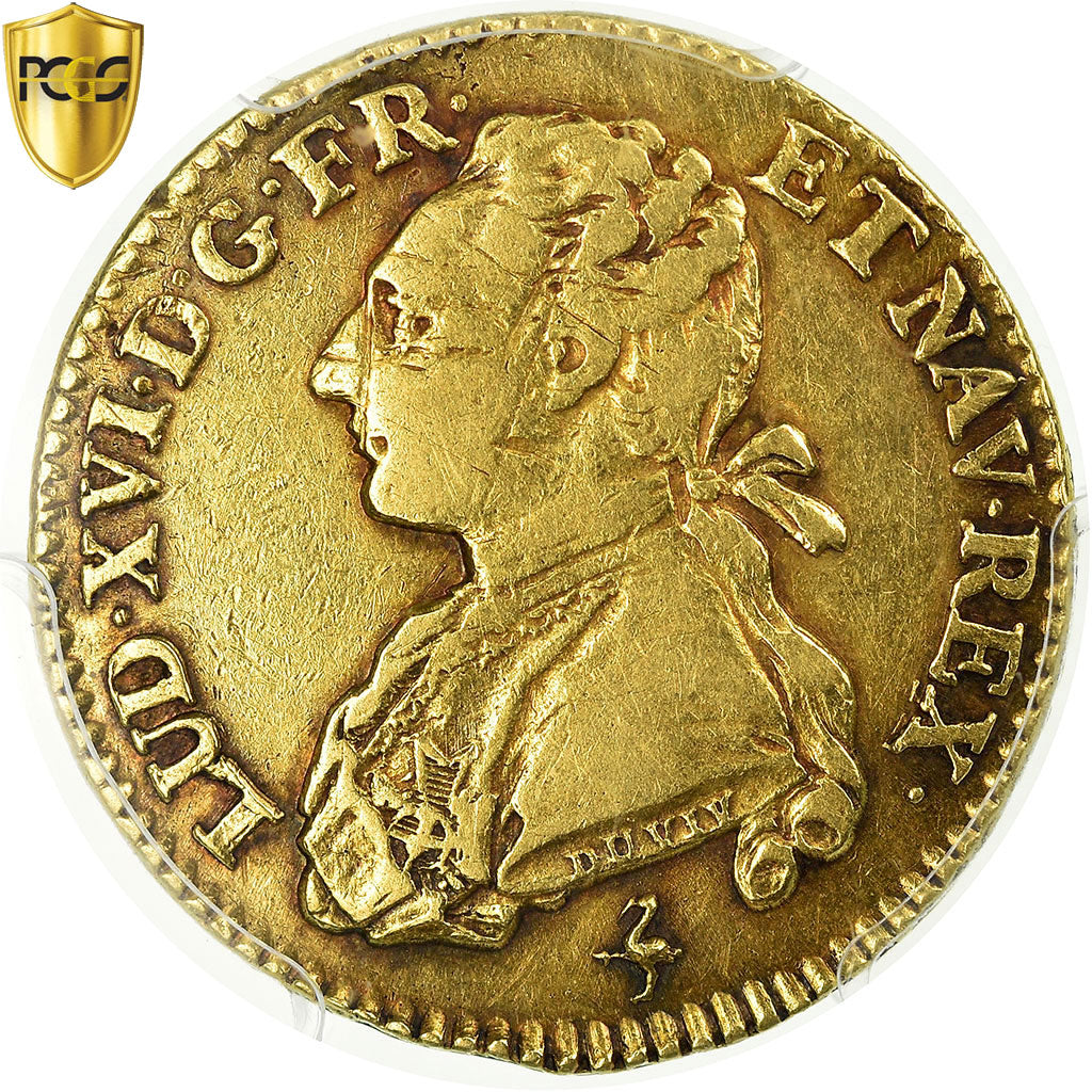 Frankreich, Louis XVI, Louis d'or aux palmes, 1774, Paris, Gold, PCGS, VF30