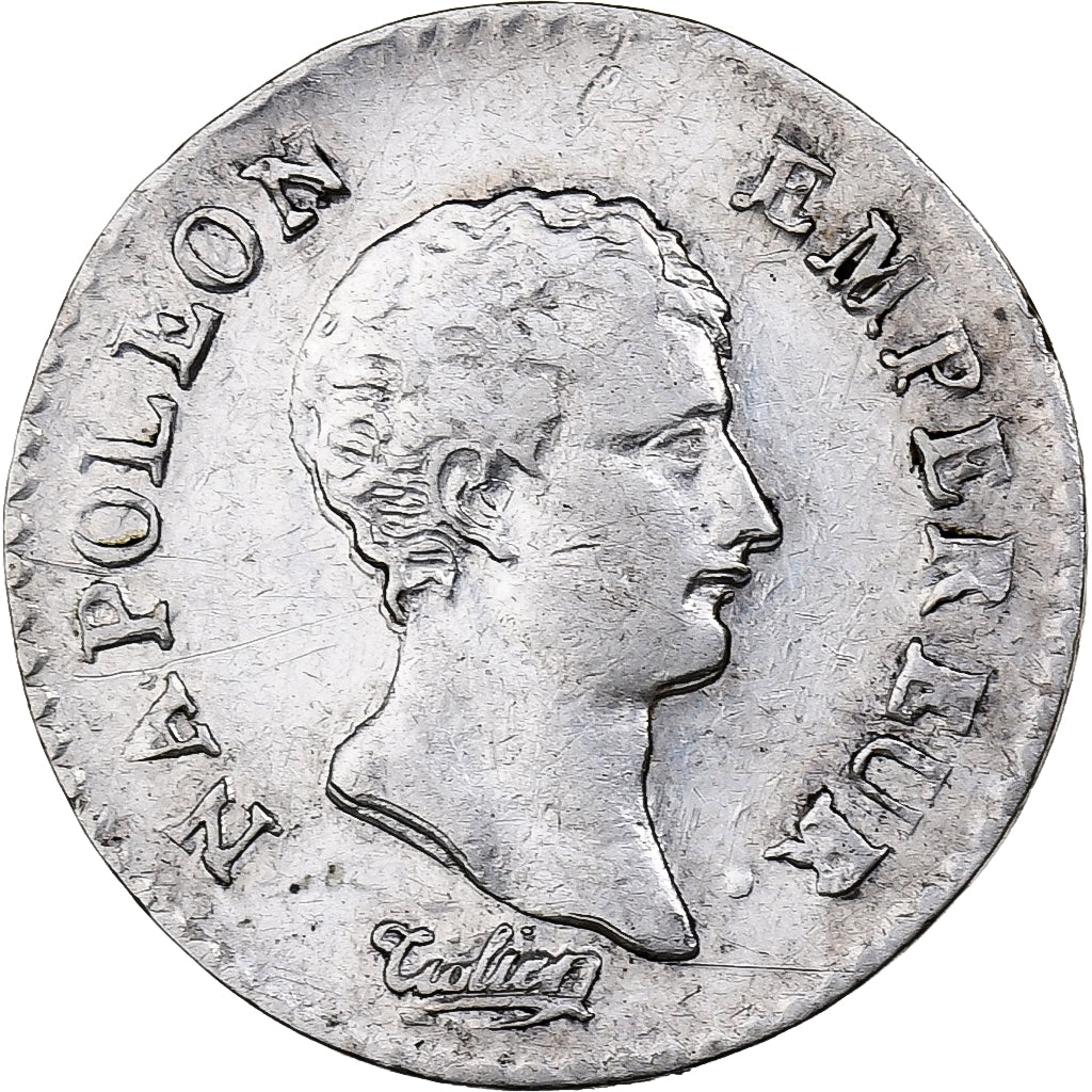Francia, Napoleon I, Quart, An 12, Paris, Plata, MBC, Gadoury:346, KM:654.1