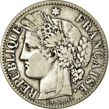 Münze, Frankreich, Cérès, 2 Francs, 1871, Paris, S+, Silber, KM:817.1