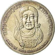 Coin, France, Clovis, 100 Francs, 1996, AU(55-58), Silver, KM:1180, Gadoury:953