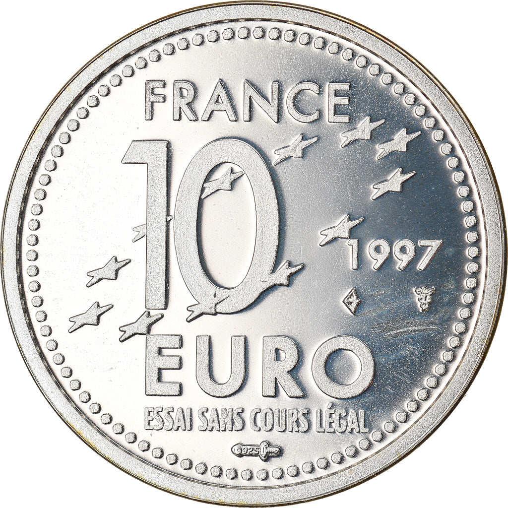 France, Medal, 1997, 10 Euro Essai, Europa, MS(65-70), Silver