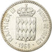 Moneta, Monaco, Rainier III, Charles III, 10 Francs, 1966, SPL-, Argento