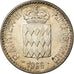 Moeda, Mónaco, Rainier III, Charles III, 10 Francs, 1966, AU(55-58), Prata