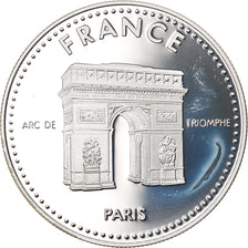 France, Médaille, 50 Euro Essai, Europa, Arc de Triomphe, 1998, FDC, Argent