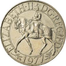 Coin, Great Britain, Elizabeth II, 25 New Pence, 1977, EF(40-45), Copper-nickel