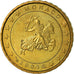 Monaco, 10 Euro Cent, 2003, AU(55-58), Brass, KM:170