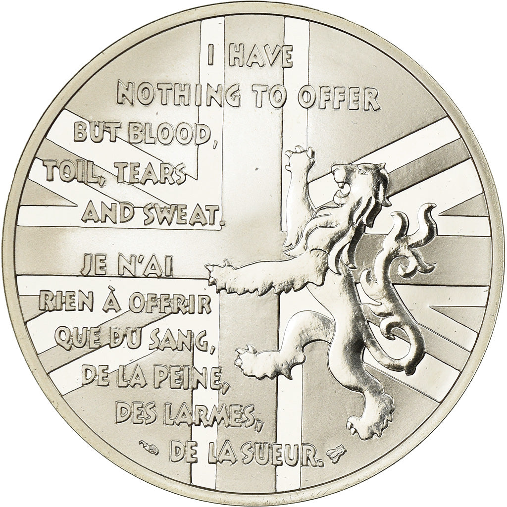 Münze, Frankreich, Churchill, 100 Francs, 1994, BE, STGL, Silber, KM:1037