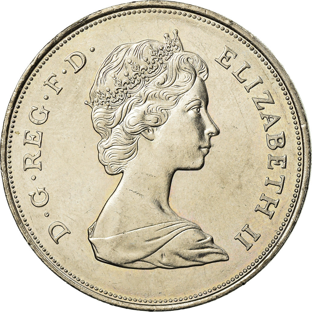 Coin, Great Britain, Elizabeth II, 25 New Pence, 1980, EF(40-45), Copper-nickel