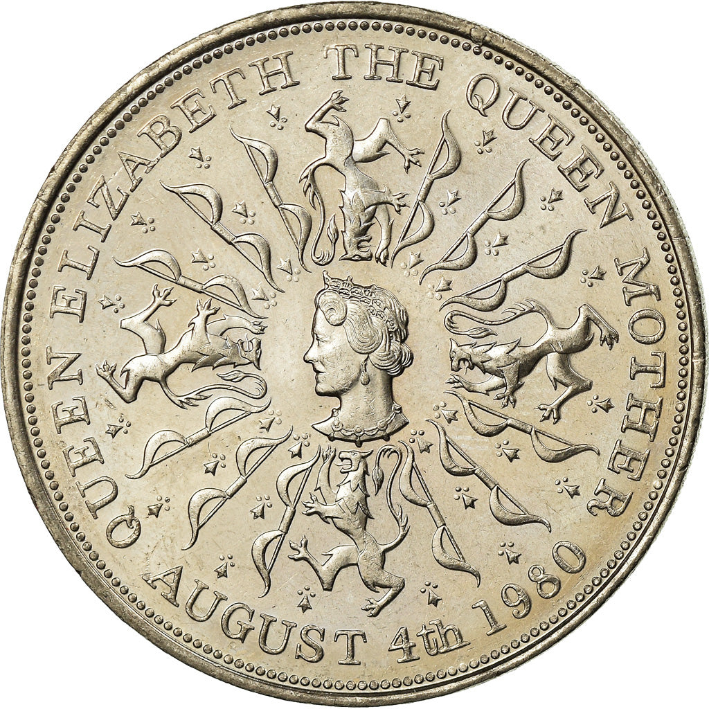 Monnaie, Grande-Bretagne, Elizabeth II, 25 New Pence, 1980, TTB, Copper-nickel