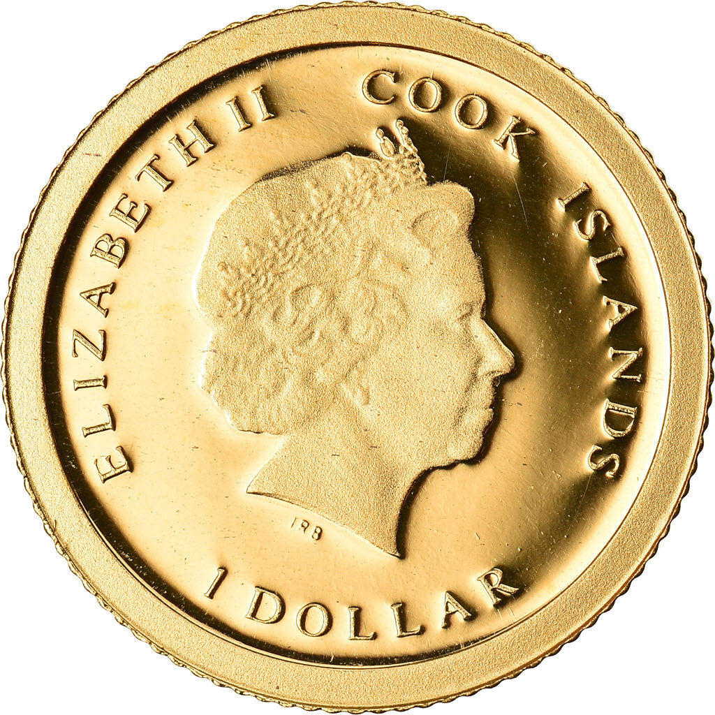Coin, Cook Islands, Pape François, 1 Dollar, 2013, MS(64), Gold