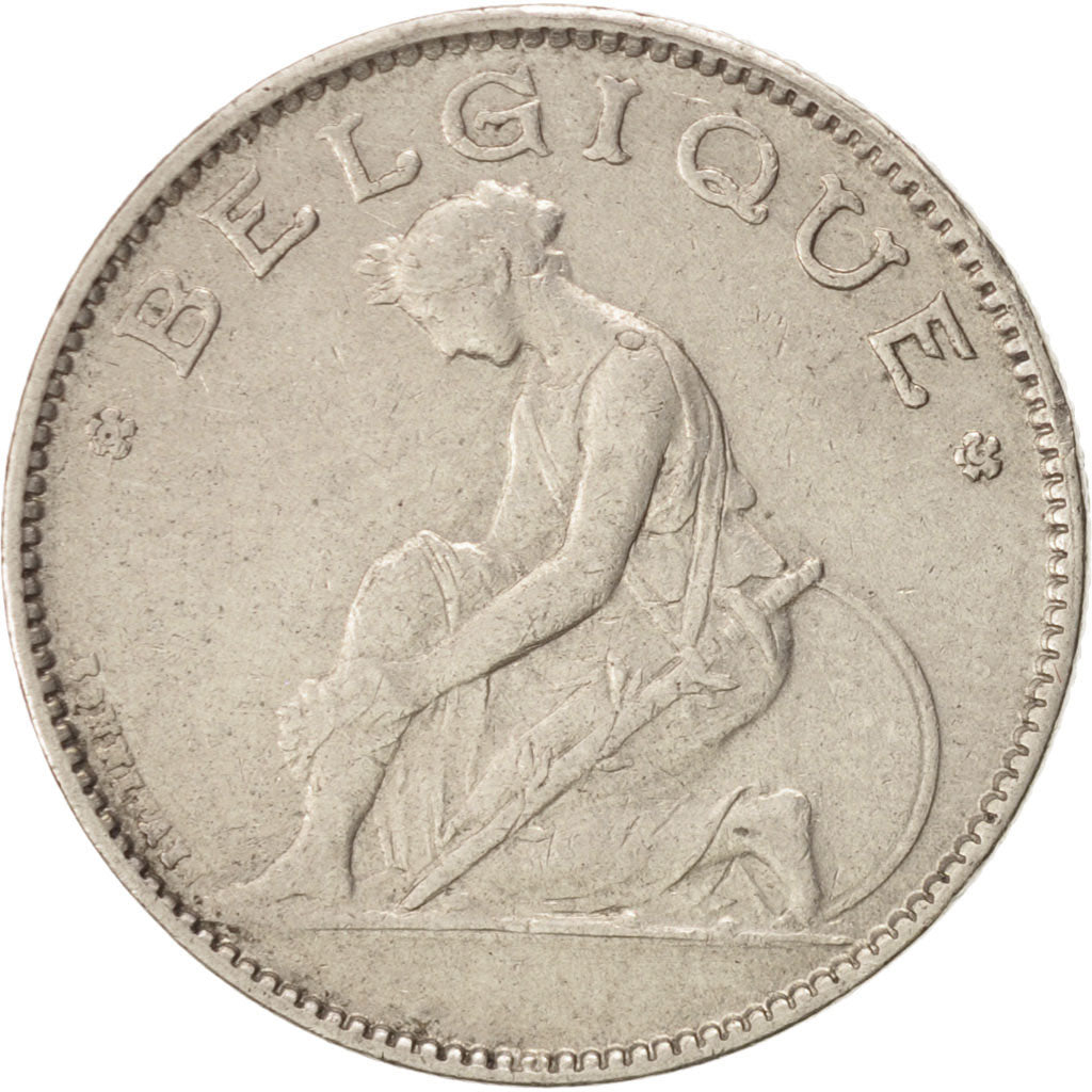 Monnaie, Belgique, Franc, 1922, TTB, Nickel, KM:89