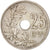 Moneta, Belgio, 25 Centimes, 1922, MB+, Rame-nichel, KM:68.1