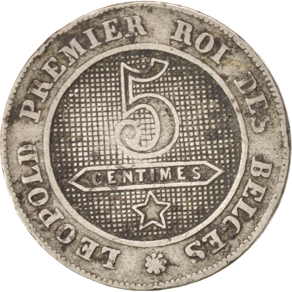 Coin, Belgium, Leopold I, 5 Centimes, 1862, VF(20-25), Copper-nickel, KM:21