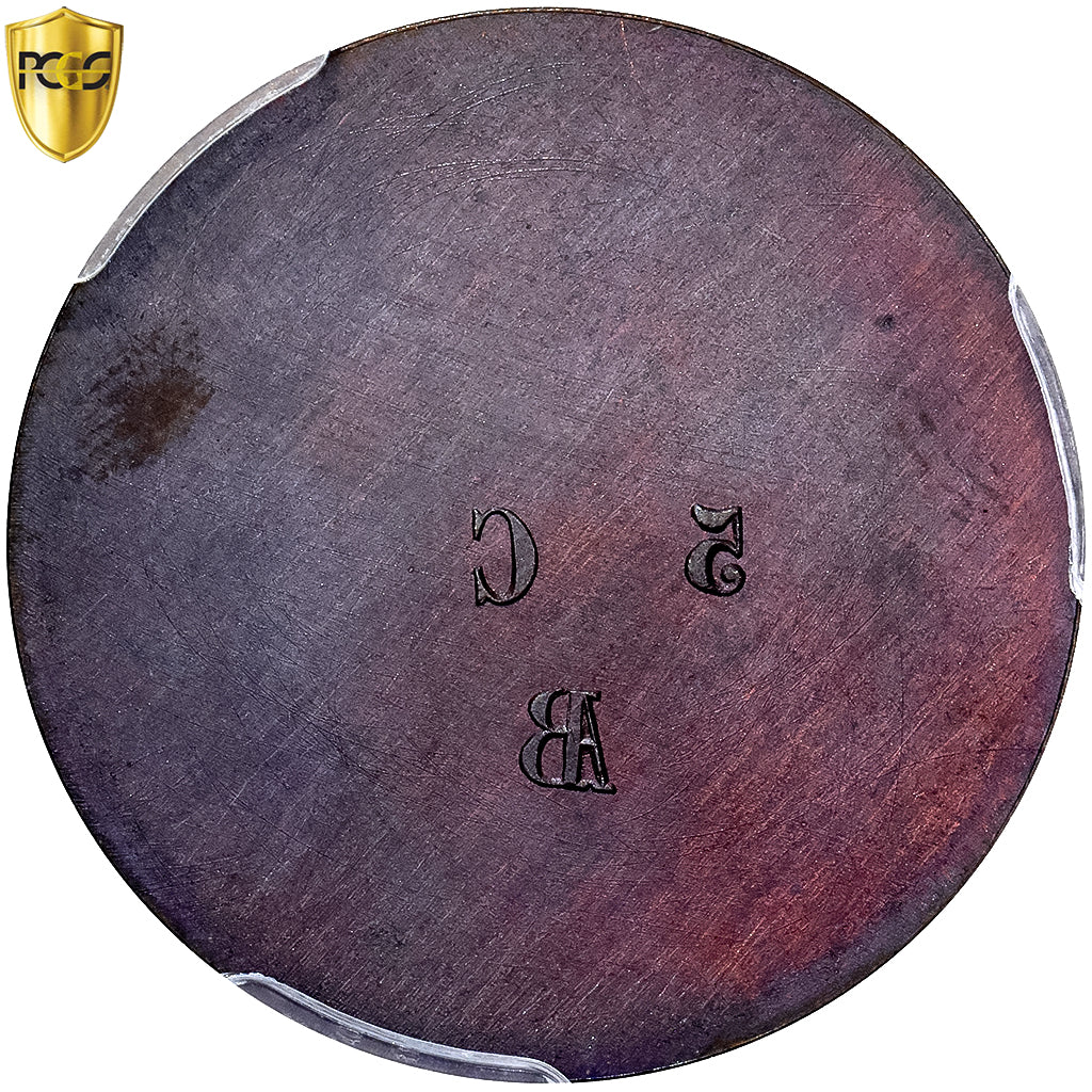 France, Napoléon III, 5 Centimes, 1861, Paris, Epreuve de Revers, Bronze, PCGS