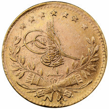 Ottoman Empire, Mehmed VI Vahideddin, 25 Kurush, AH 1336/1918, Constantinople