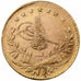 Ottoman Empire, Mehmed VI Vahideddin, 25 Kurush, AH 1336/1918, Constantinople