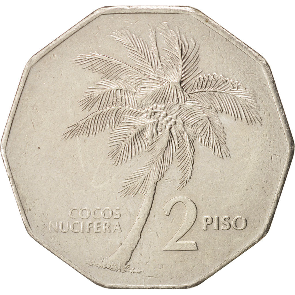 Coin, Philippines, 2 Piso, 1984, AU(55-58), Copper-nickel, KM:244